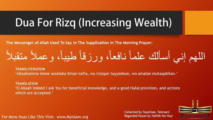 MuslimSG  Doa Dhuha and Duas for Sustenance and Wealth