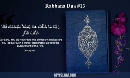 Rabbana ma khalaqta hadza bathila Meaning (Surah Imran 191)