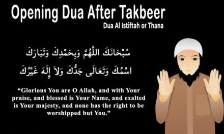 Opening Dua For Salah After Takbir (DUA AL ISTIFTAH)
