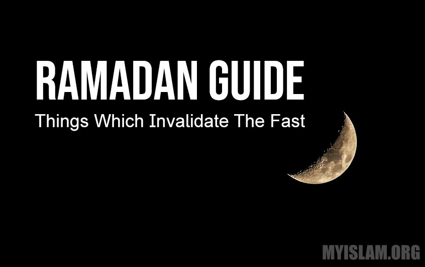 things which invalidate the fast during ramadan