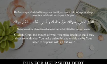 Dua For Debt From Hadith (allahumma akfini bihalalika)